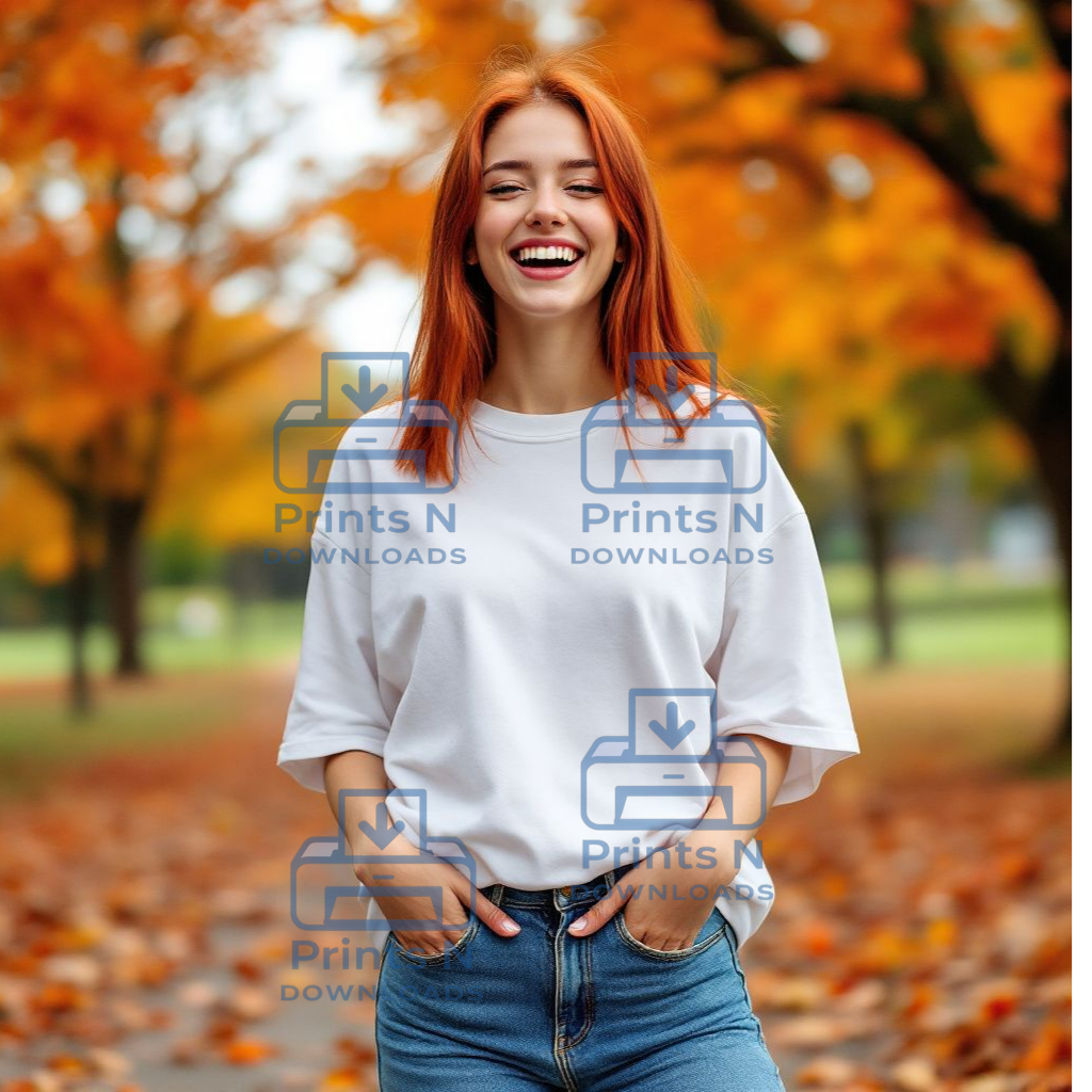 Female Tshirt Model Mockups