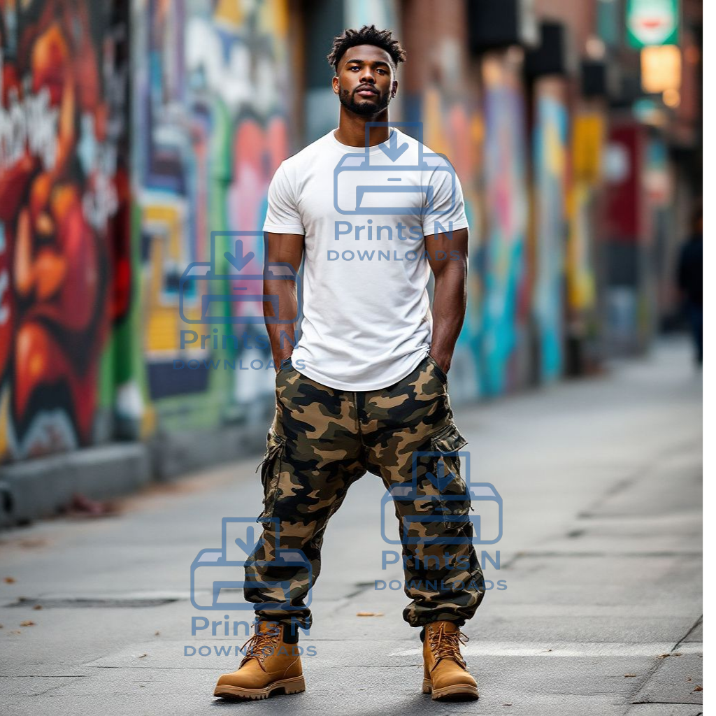 Urban Men Tshirt Mockups Bundle