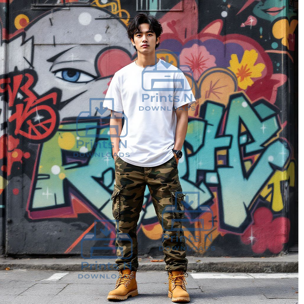 Urban Men Tshirt Mockups Bundle