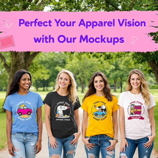 Female Tshirt Model Mockups