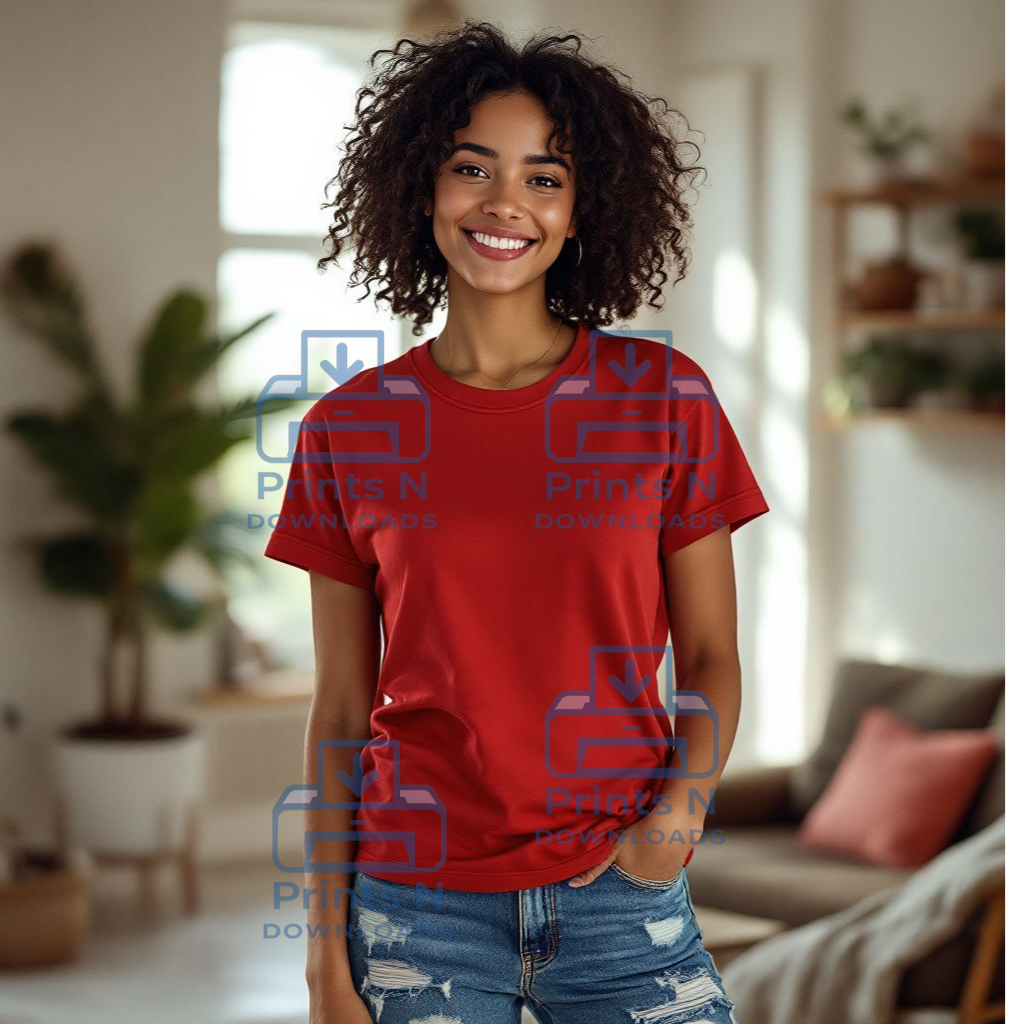 Female Tshirt Model Mockups