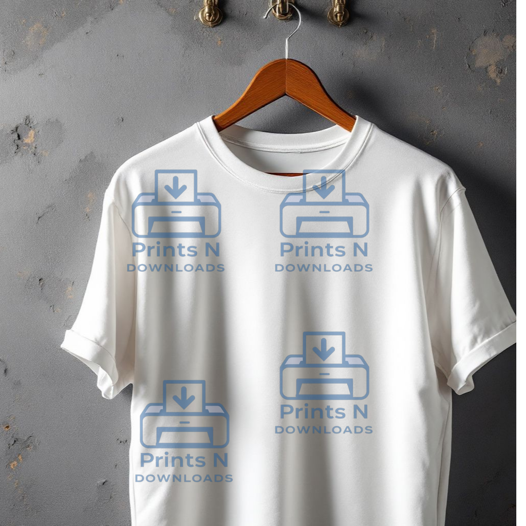 Basic Black And White Tshirt Mockup